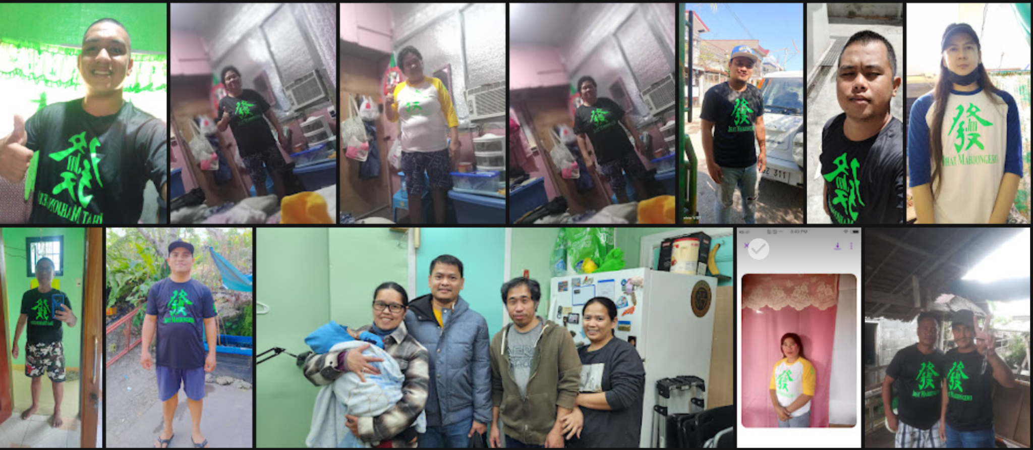 Filipino Mahjong fans group photo